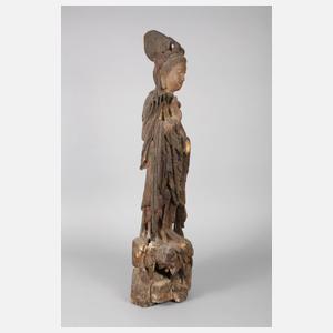 Große Schnitzerei Guanyin