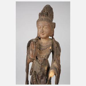 Große Schnitzerei Guanyin