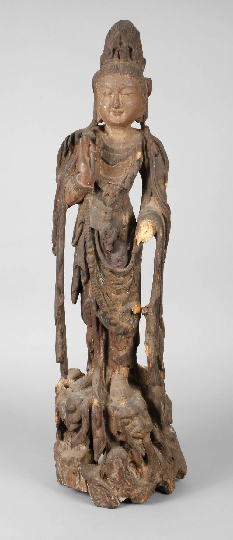 Große Schnitzerei Guanyin