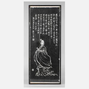 Chinesischer Steinabrieb