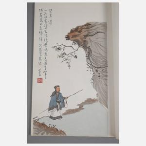 Mappe mit chinesischen Holzschnitten
