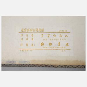 Mappe mit chinesischen Holzschnitten