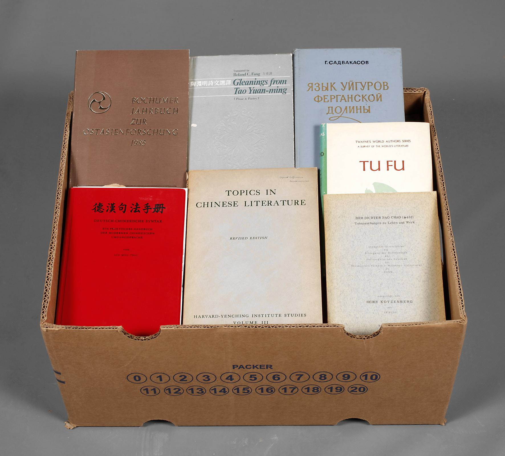 Konvolut chinesische Literaturgeschichte