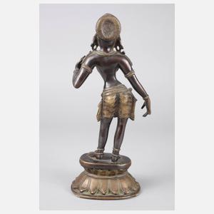 Bronzeplastik Parvati