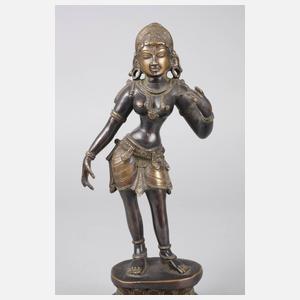 Bronzeplastik Parvati