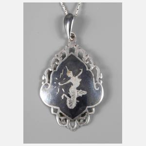 Tulasilber Anhänger an Kette