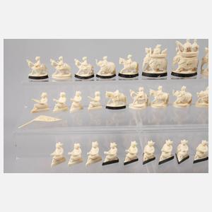 Schachspiel Elfenbein