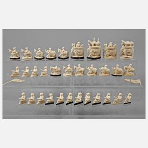 Schachspiel Elfenbein