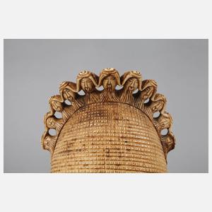 Große Maske Elfenbein