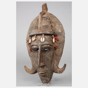 Tanzmaske der Senufo des Poro-Bundes