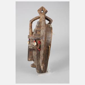 Tanzmaske der Senufo des Poro-Bundes
