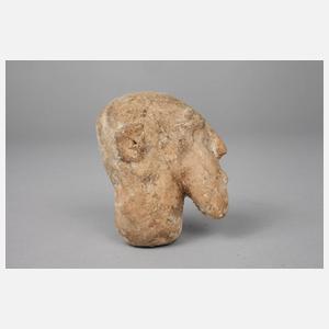 Zwei Terrakotta-Köpfe