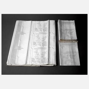 Tischgarnitur Herzblumendekor