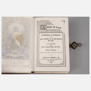 Gebetbuch in Prachteinband 1892