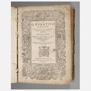 Lambins kommentierte Horaz-Ausgabe 1604/1605