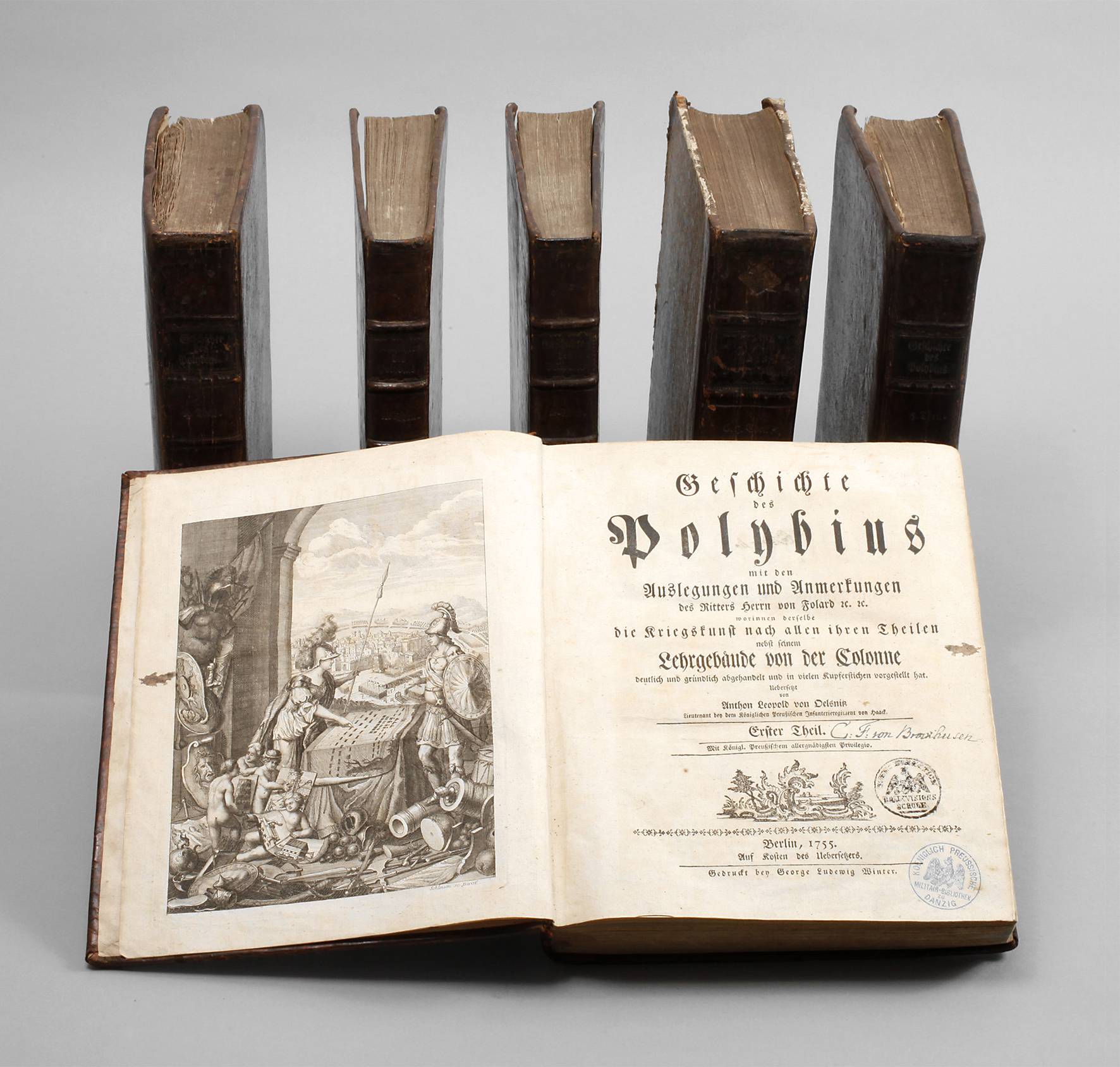 Folards militärhistorisches Gesamtwerk 1755 bis 1769