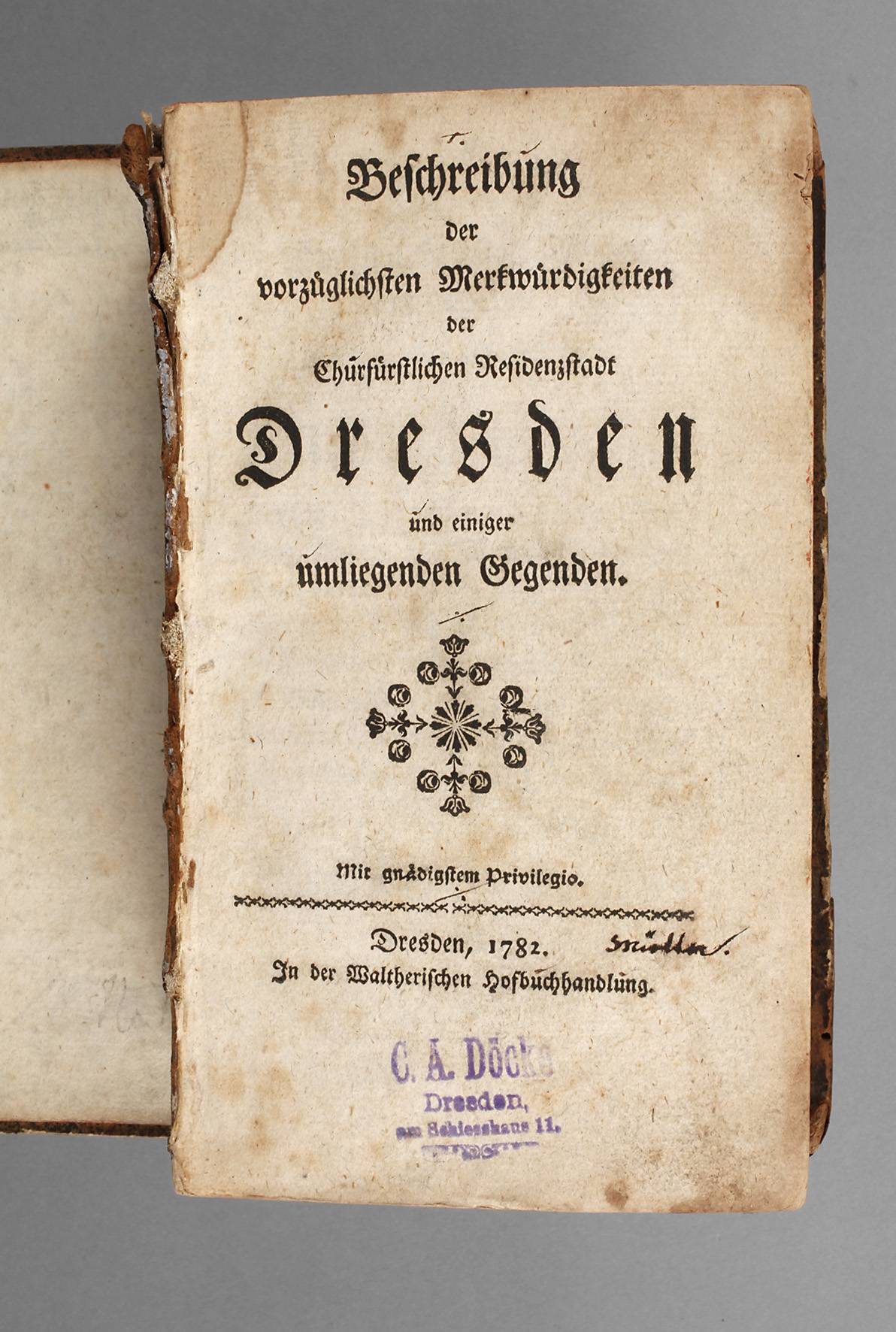 Drassdorfs Stadtchronik Dresden 1782