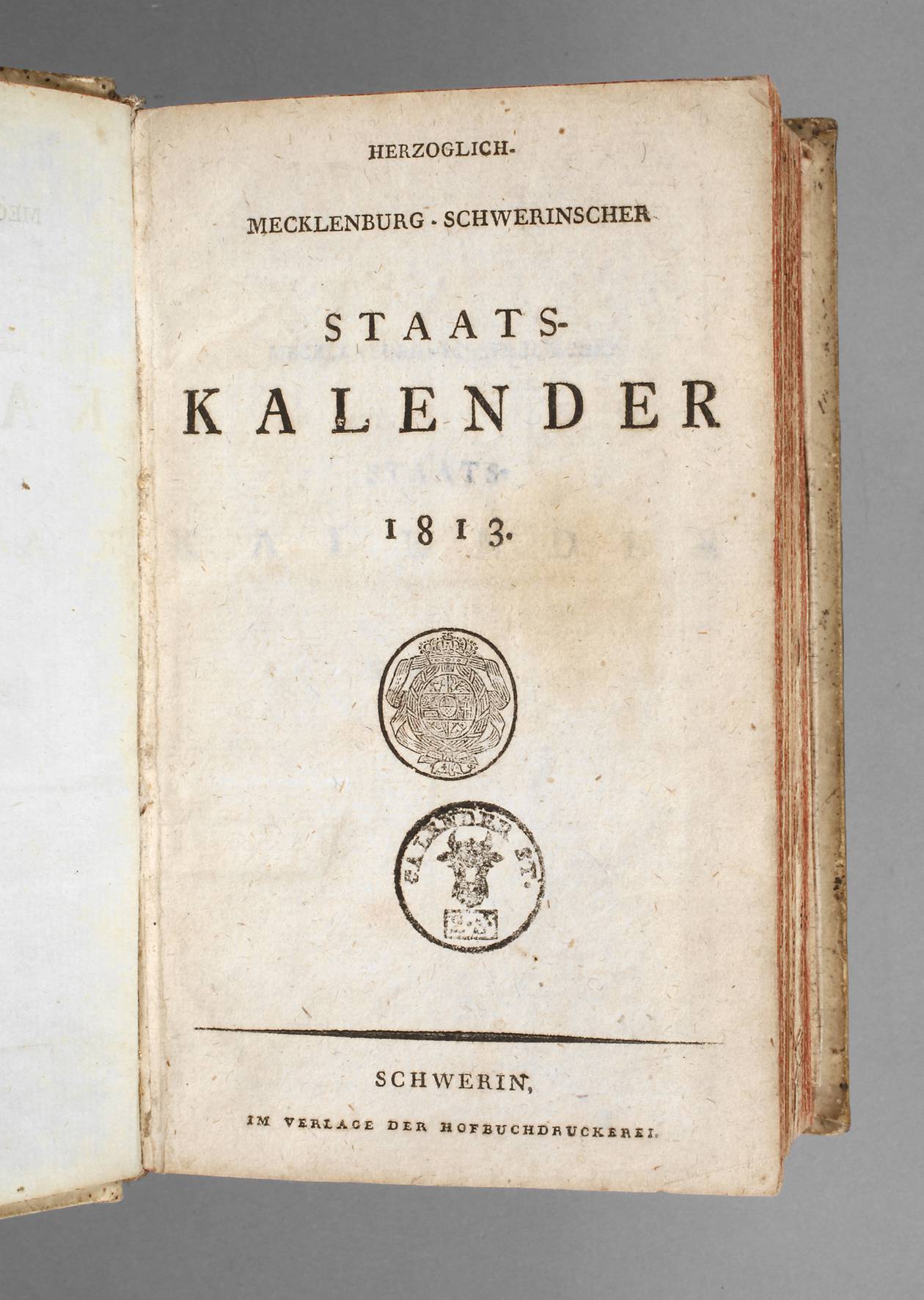 Schweriner Staatskalender 1813