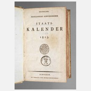 Schweriner Staatskalender 1813