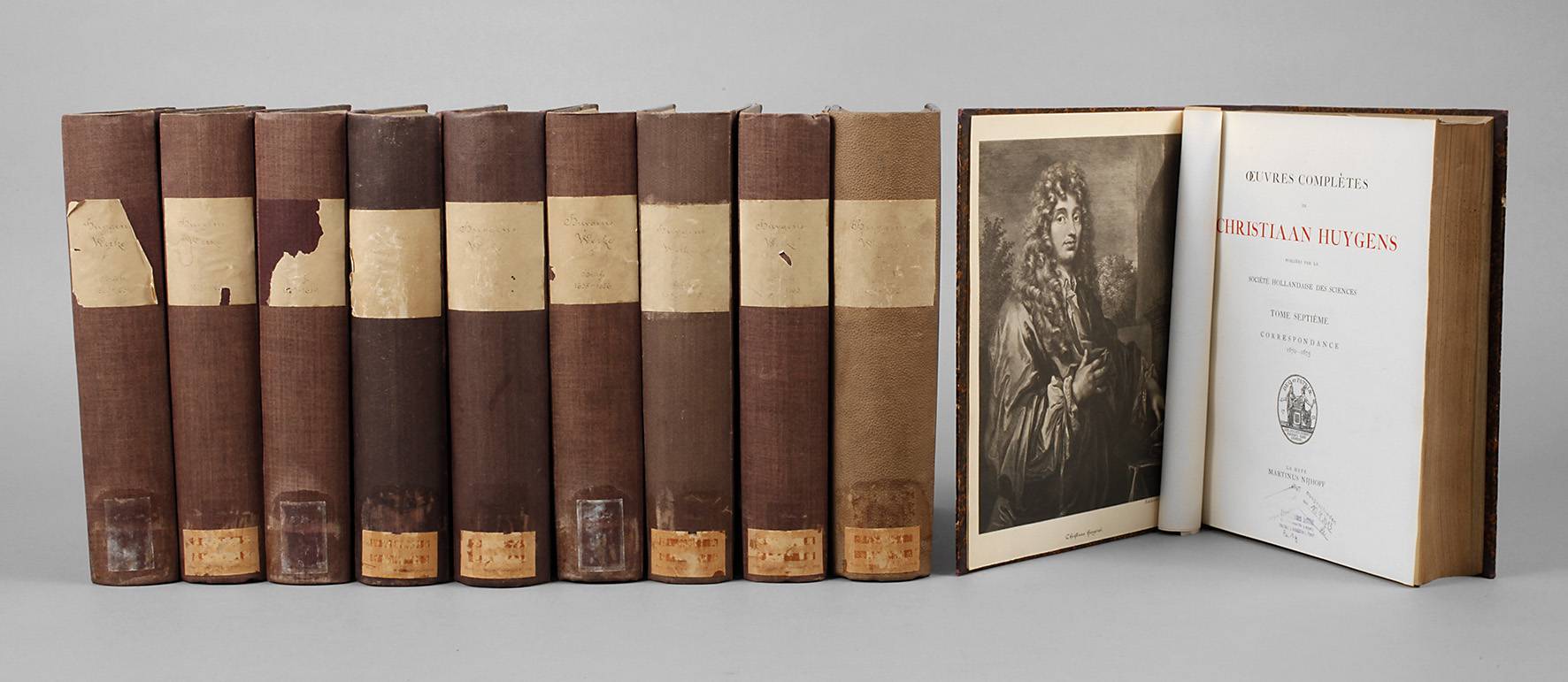 Französische Gesamtausgabe Christiaan Huygens