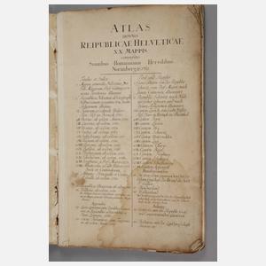 Walser-Homann Atlas Schweiz 1769