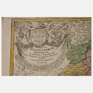 Walser-Homann Atlas Schweiz 1769