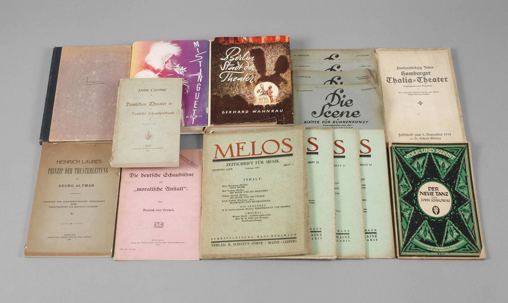 Konvolut Fachliteratur Theaterkunst