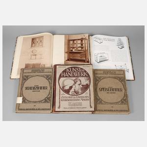 Konvolut Fachliteratur Innendekoration