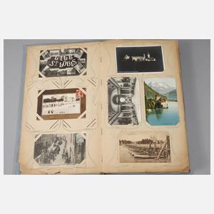 Jugendstil-Ansichtskartenalbum