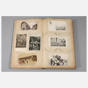 Jugendstil-Ansichtskartenalbum