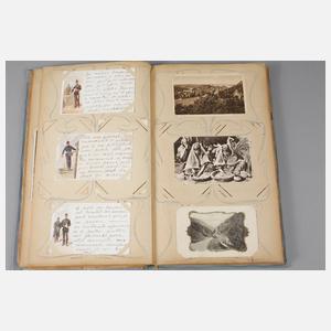 Jugendstil-Ansichtskartenalbum