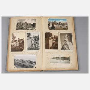 Jugendstil-Ansichtskartenalbum