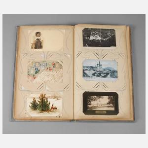 Jugendstil-Ansichtskartenalbum