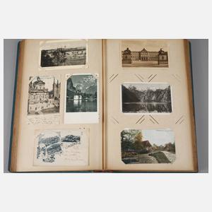 Jugendstil-Ansichtskartenalbum