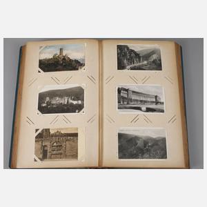 Jugendstil-Ansichtskartenalbum