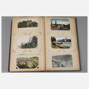 Jugendstil-Ansichtskartenalbum