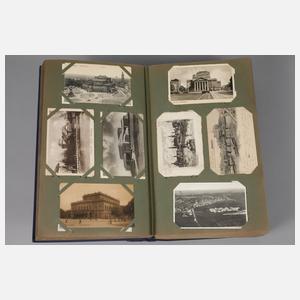 Voluminöses Ansichtskartenalbum