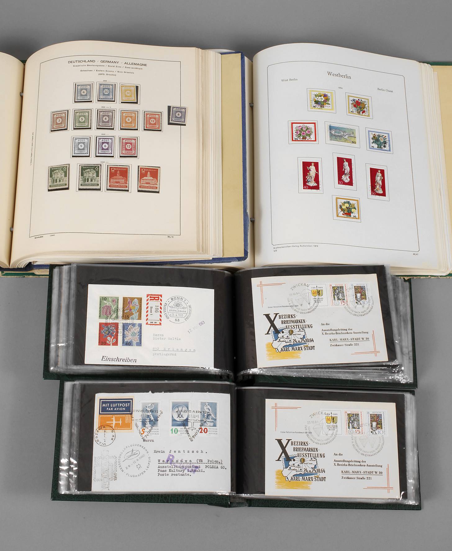 Briefmarken und Ganzsachen Alliierte Besetzung/Berlin