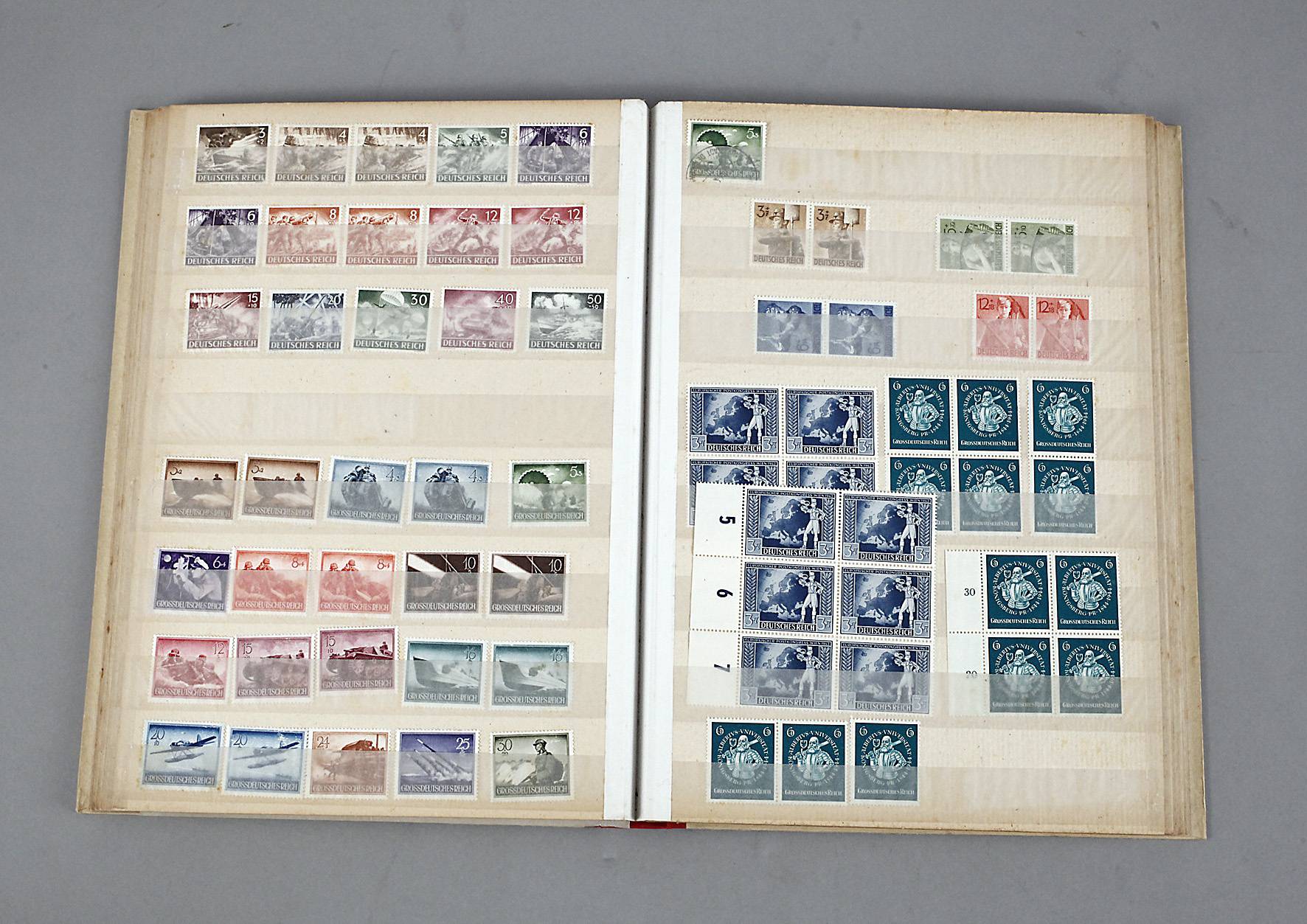 Briefmarkenalbum EA, Zonen, DR