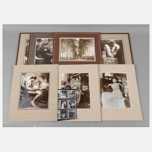 Konvolut Fotografien Alphonse Mucha