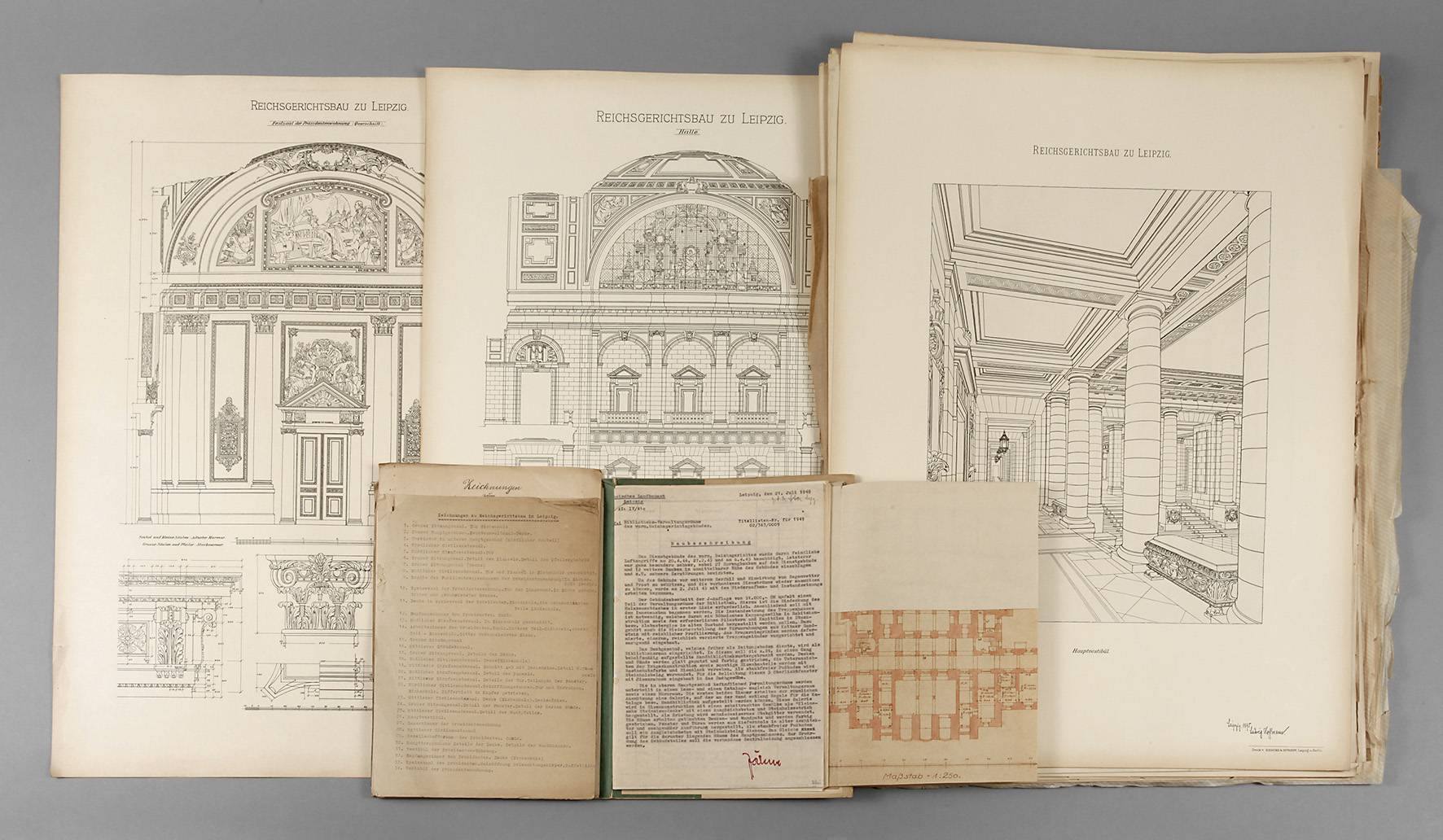 Ludwig Hoffmann, Architekturmappe Reichsgericht Leipzig