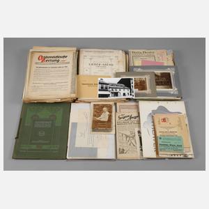 Nachlass Dokumente Soldat Josef Slezak