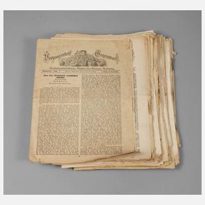 Konvolut ”Vergangenheit und Gegenwart”