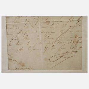 Brief Friedrich II. König in Preußen