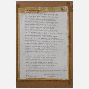 Brief Friedrich II. König in Preußen