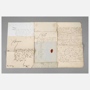 Konvolut Korrespondenz David Dubois