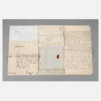 Konvolut Korrespondenz David Dubois111