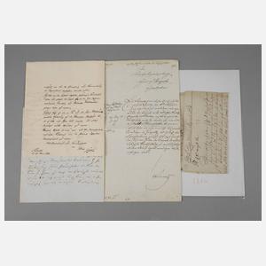 Konvolut ministerielle Briefe Preußen