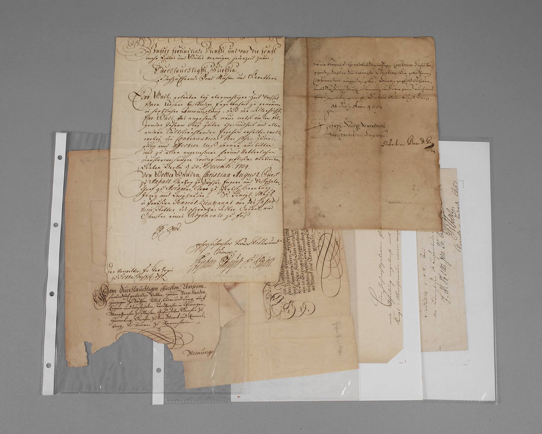 Konvolut historische Briefe Sachsen/Thüringen