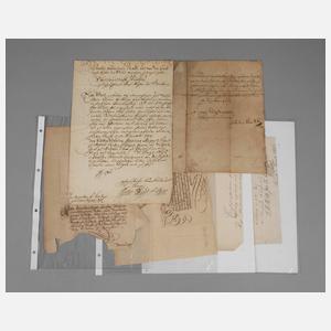 Konvolut historische Briefe Sachsen/Thüringen